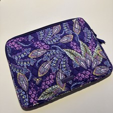 Vera Bradley Padded Laptop Sleeve Batik Leaves up to 13"