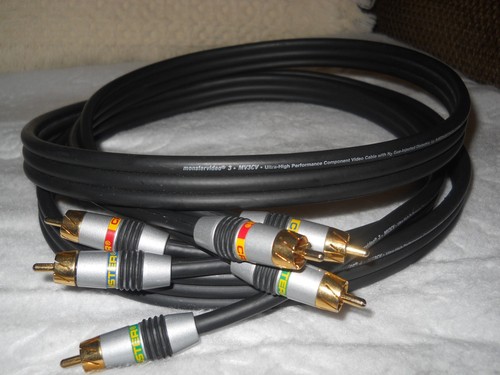MONSTER MonsterVideo 3 ULTRA Hi-Res Component Video Cable (MV3CV 2M - 6.6FT) - Picture 2 of 10