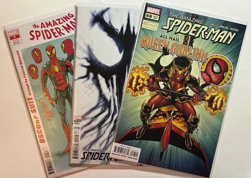 The Amazing Spider-Man Lot/ 88 1st Gold Goblin/ 93 Gleason Variant/ 7 1:10 /2022