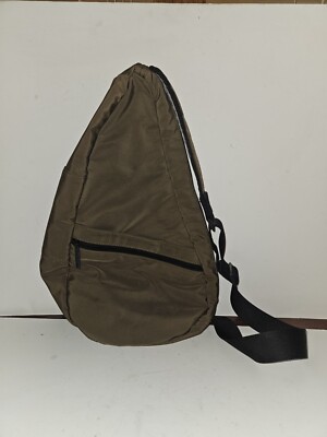 EUC LL Bean Healthy Back Bag - Sling Crossbody Ameribag - Brown - Single Strap 