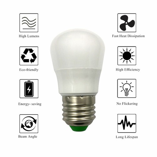 10pcs E26 E27 A45 Low Voltage DC 12V LED Globe Bulb 1W 9-5050 SMD LED lamp light - Picture 4 of 6