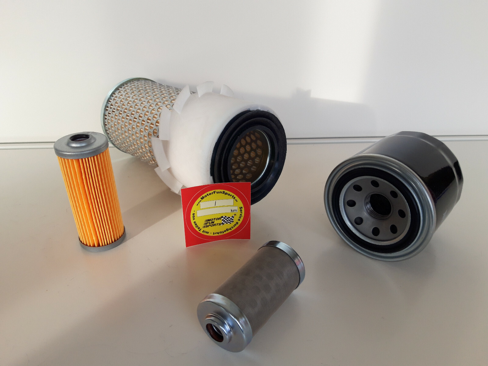 Filter Set (Small) Suitable for Wacker Neuson 1503 RDV with Engine 3TNE74 ENSR2