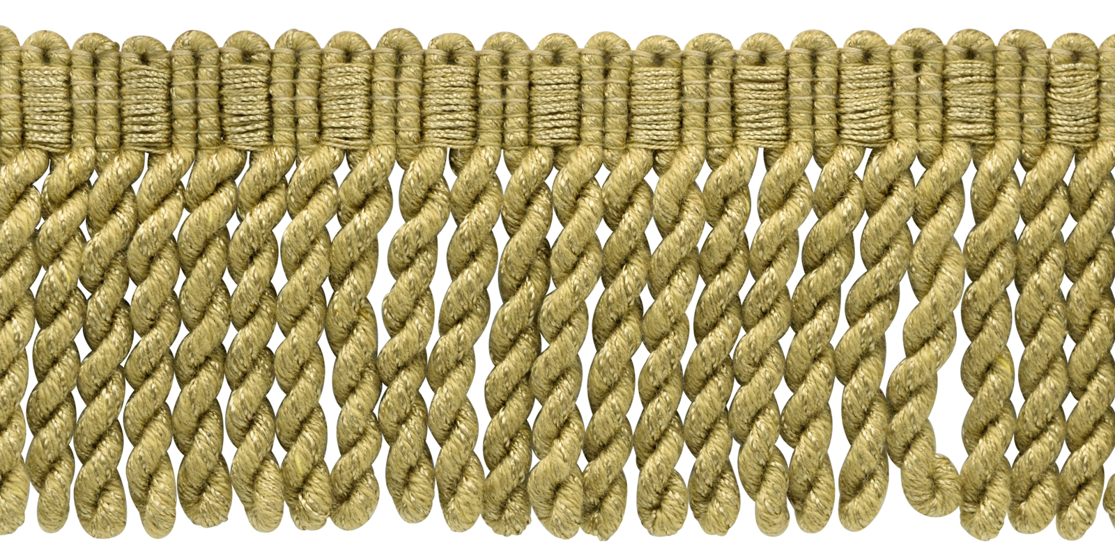 Camel Gold / 3"" Knitted Bullion Fringe Trim / Color: E16C [By The Yard]