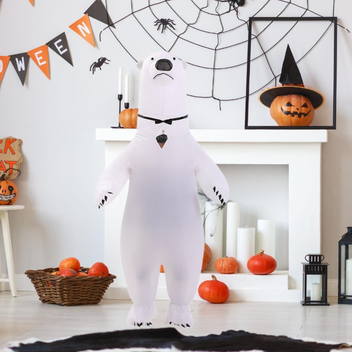 Halloween Costumes Polar Bear Onesie Mens Polar Bear Onesie