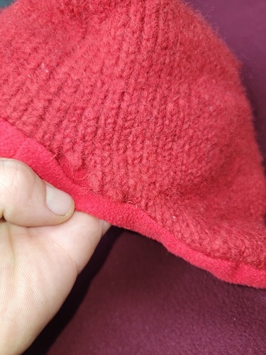 Elmo beanie + mitts Delux wool blend hand made warm knit M/L ski outdoor youth - Picture 8 of 12