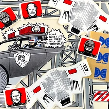 Data East Robocop Pinball Playfield Machine Decal Target Set NOS ORIGINAL