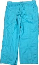 Chico s Women s Blue Cropped Light Weight Pants - 0.5/US 6