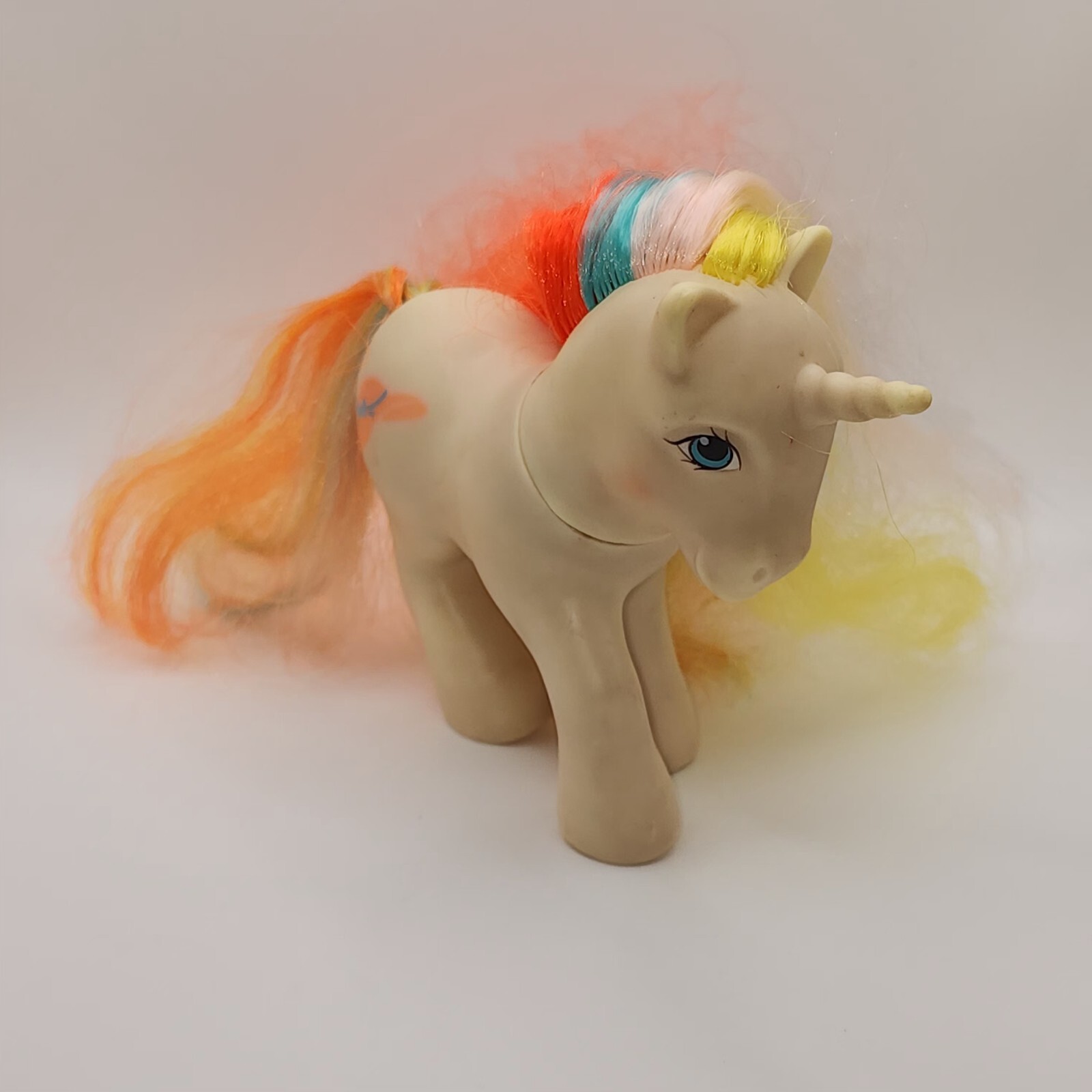 Vintage My Little Pony G1 Bouquet 1985 Brush N' Grow Unicorn MLP cappello sole simbolo