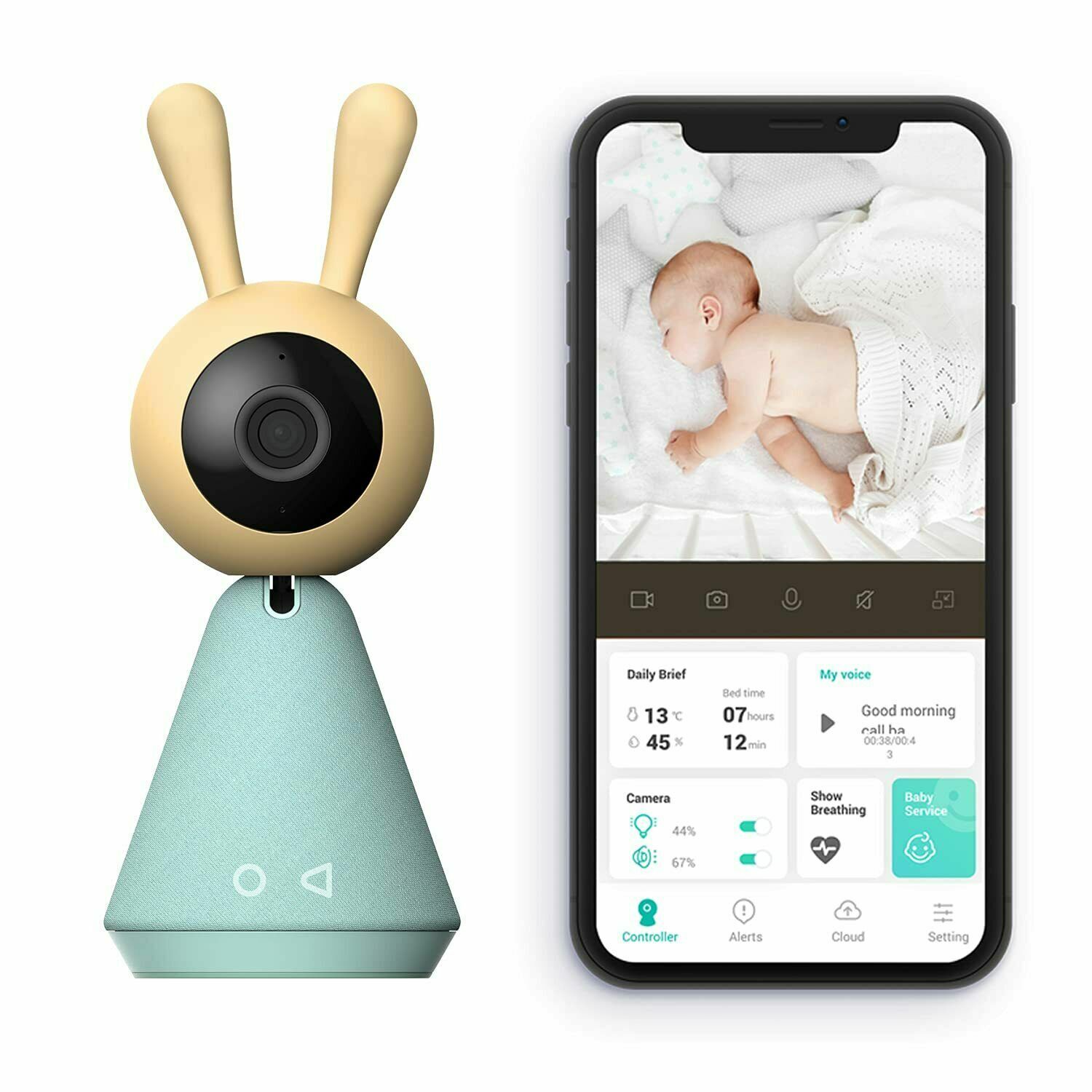 Kami by YI Smart Baby Monitor WiFi Security Camera w/ Audio Night Vision Speaker