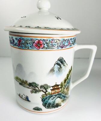Traditional Chinese Jingdezhen Ceramic Tea Cup Mug