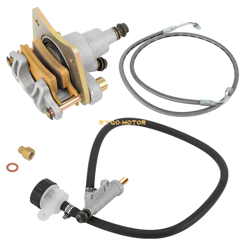 Rear Brake Caliper &Master Cylinder &Hose Line for Polaris Sportsman 400 450 500 - Image 4 of 4