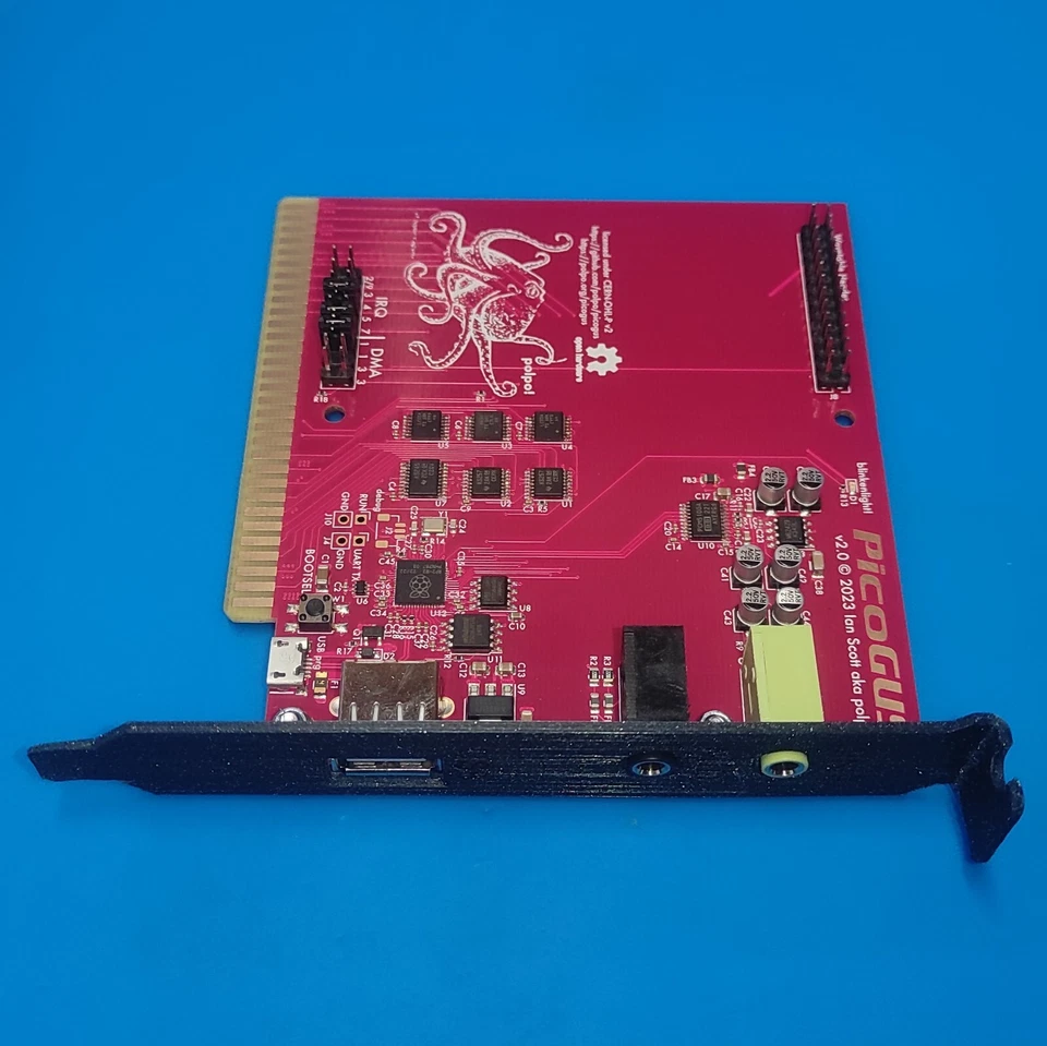 PicoGUS ISA Gravis UltraSound MIDI Creative Sound Blaster CMS Game Blaster Tandy - Bild 2 von 3