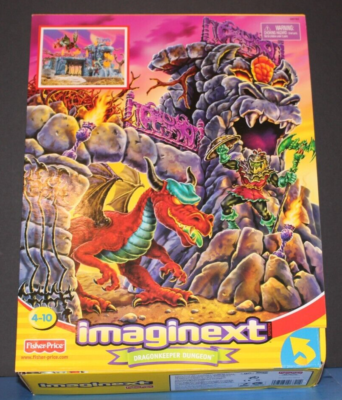 FISHER-PRICE IMAGINEXT® DRAGONKEEPER DUNGEON - RARE Sealed & New