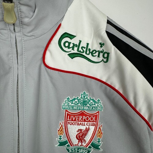 LIVERPOOL 2008 2009 FOOTBALL SOCCER TRACK TOP JACKET ADIDAS sz S MEN - Picture 6 of 24