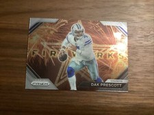 2023 Panini Prizm Football Dak Prescott Fireworks Insert #F-5 Dallas Cowboys