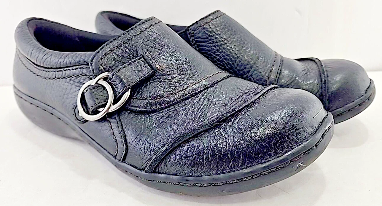 Mocassino da donna nero Clarks Collection Ashland Indaco taglia 6 5 M in pelle