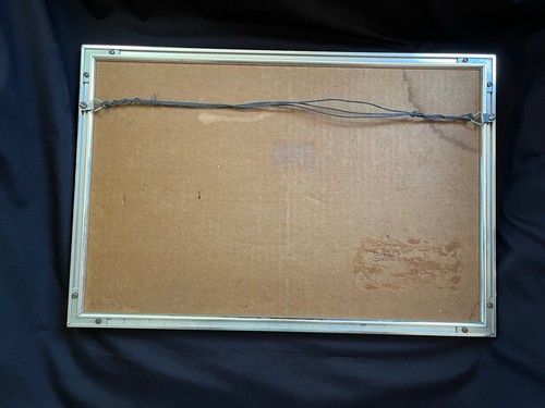 Julian B Doss Abstract Framed Artwork Roanoke VA 1973 Clair’s Construction - Picture 4 of 5