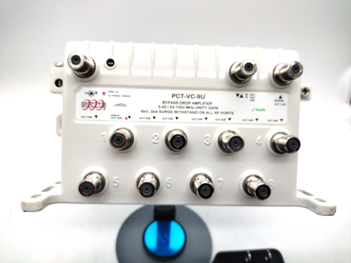 PCT-VC-9U Bypass Drop - Cable/ TV 8 Port Signal Amplifier - Picture 2 of 5