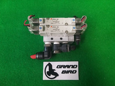 SMC SY7240-5MZ Solenoid Valve Base Mount W/ SY7240-5MZ (2), USED