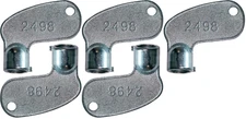 FIts #38 (2498) Kobelco/Isuzu/TCM/Bomag/Pel-Job/Marooka Replacement Key *5 Pack*
