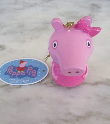 Kurt Adler Peppa Pig Figure Hangs-Stands Shaped Ornament