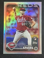 2024 Topps Carson Spiers RC Silver Foil Parallel #365 (1i)