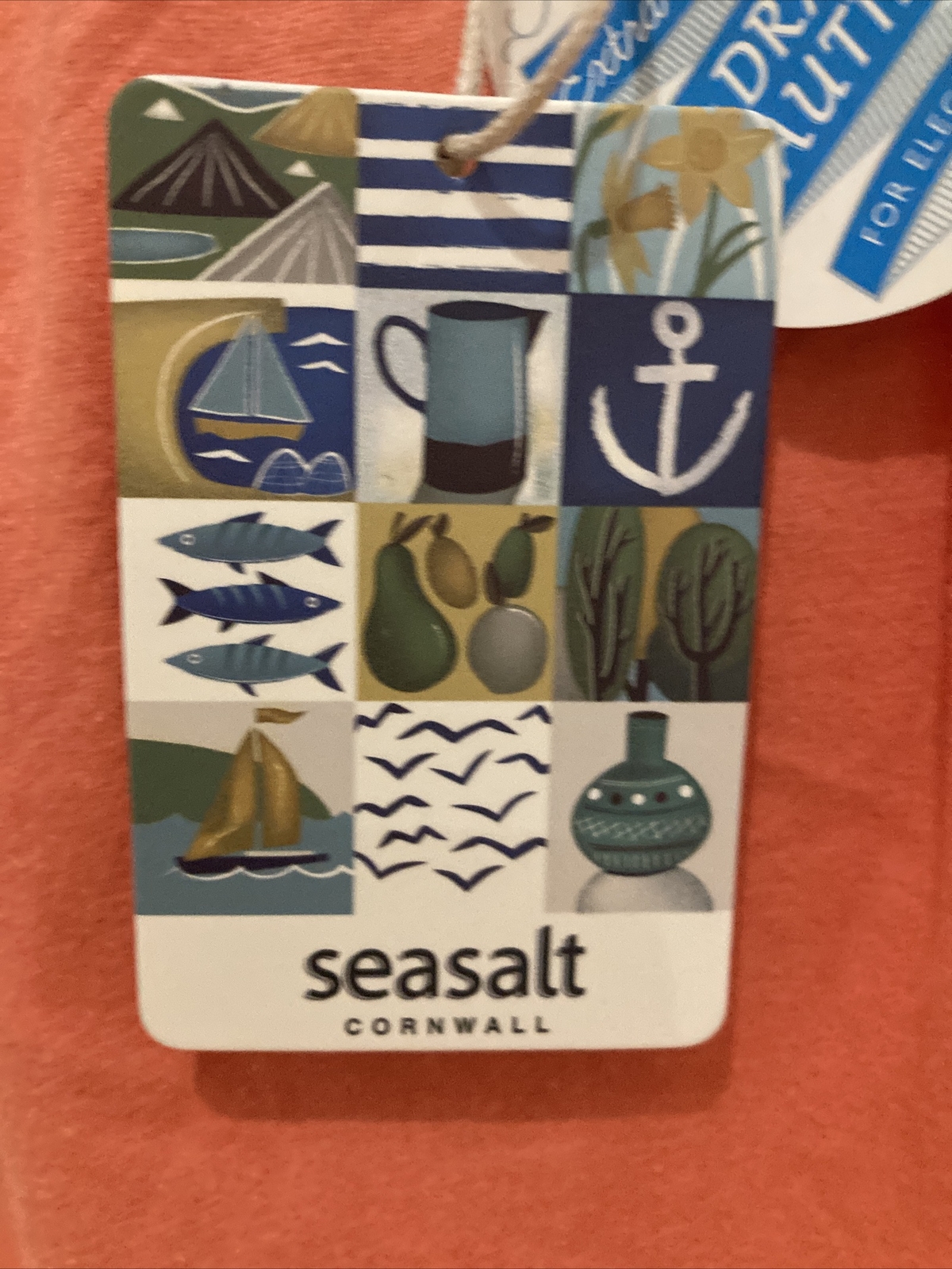 Seasalt "Keybridge" Apricot Cotton Top, Size 10 UK, BNWT 6