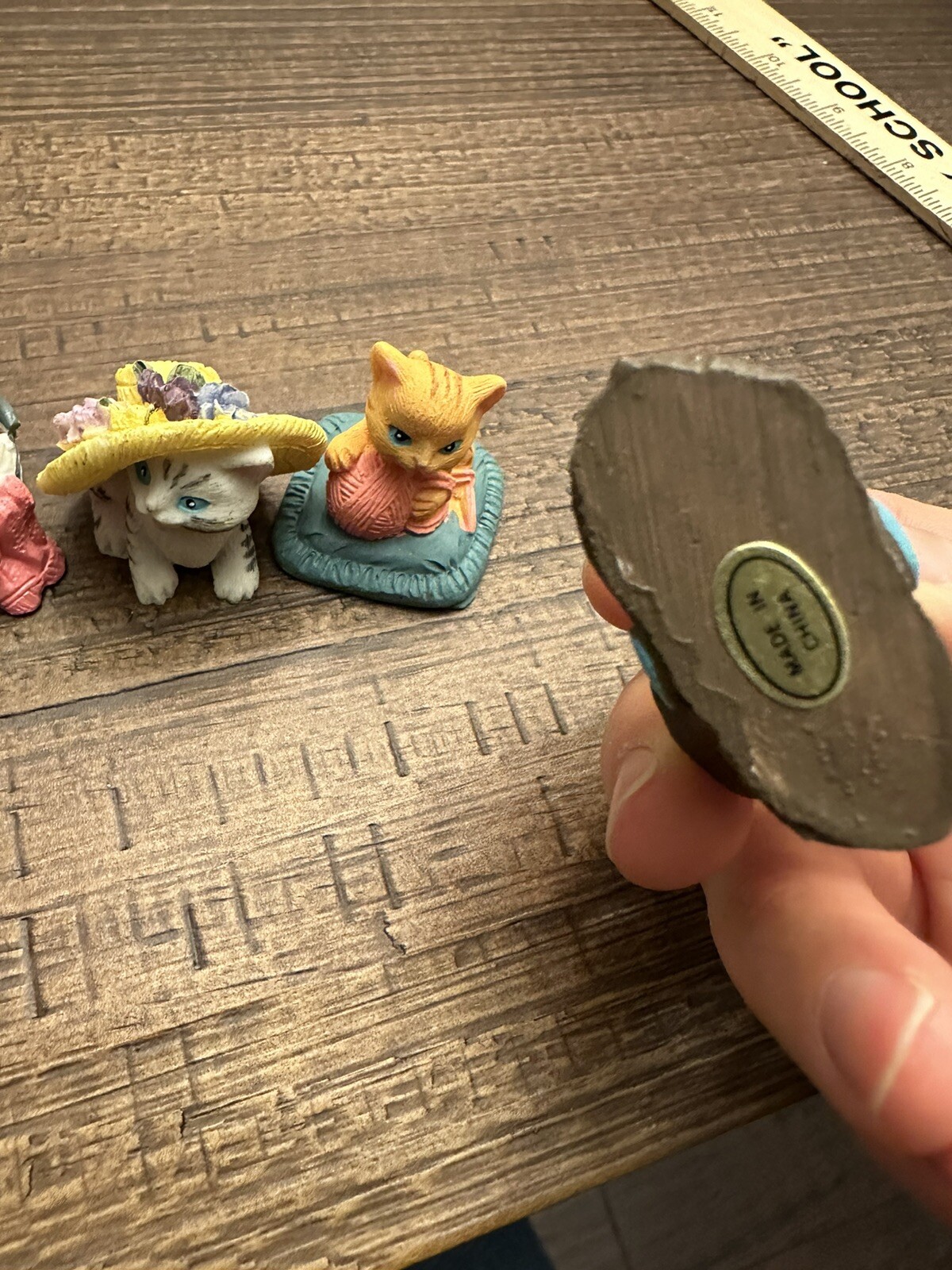 Set Of 5 Vintage Cat Figurines eBay