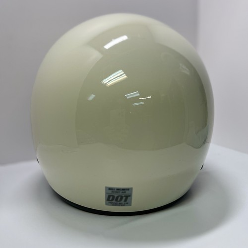BELL HELMET SCOUT AIR OPEN FACE GLOSS VINTAGE WHITE EXTRA LARGE - Picture 4 of 5