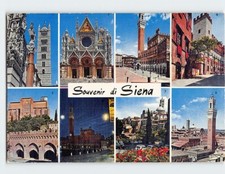 Cartolina Souvenir di Siena Italia