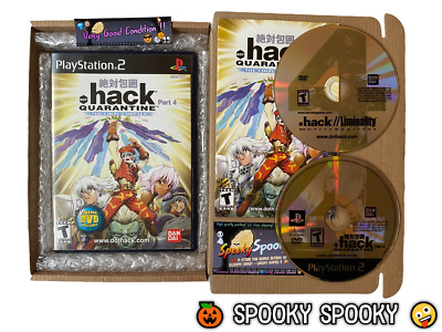 Dot Hack Quarantine PS2 - NTSC-U/C USA sehr guter Zustand mit Reg & DVD - hochwertige Verpackung