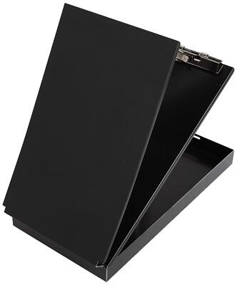 	Saunders Black Recycled Aluminum Citation Holder   Eco-Friendly Office Supply	