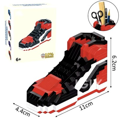 High Top Sneaker Turnschuh ineinandergreifende Steine Blöcke 518 Stck. Kostenloser Versand UK-Bestand