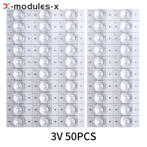 50/100PCS 3/6V LED Lamp Bead With Optical Lens Fliter For 32-65'' LED TV Repair - Picture 11 of 22
