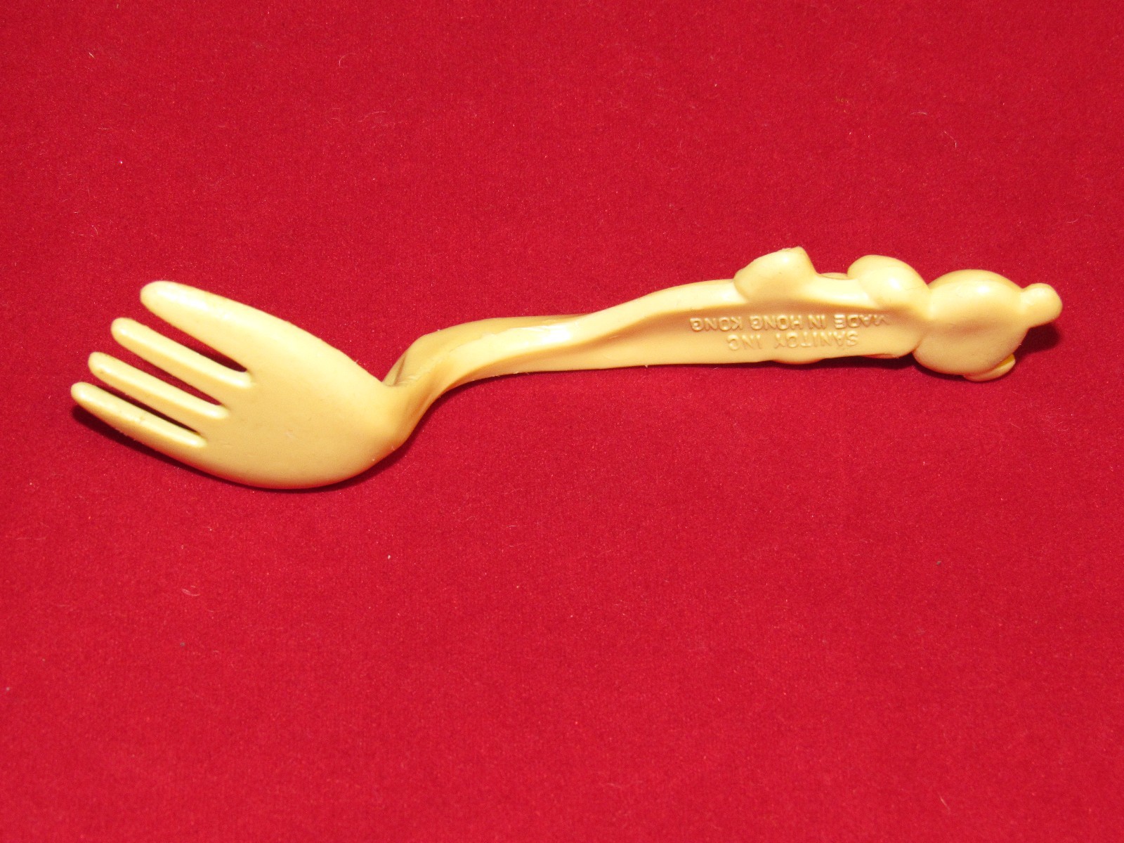 RARE!! SANITOY PLASTIC BABY SPOON & FORK ,MADE IN HONG KONG ( B11) eBay