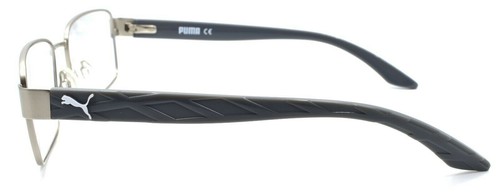 PUMA PU0025O 007 Men's Eyeglasses Frames 56-20-140 Silver / Gray - Picture 3 of 3