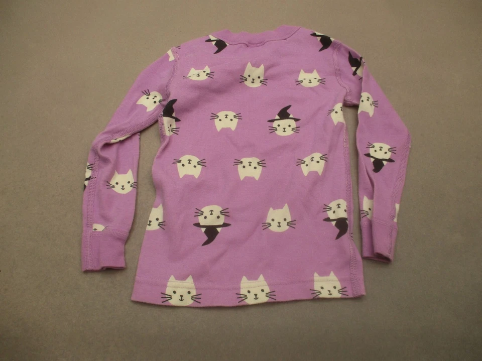 Top de pijama tejido 100 % algodón orgánico púrpura para niñas Hanna Andersson talla 3T 490 Foto 4 de 4