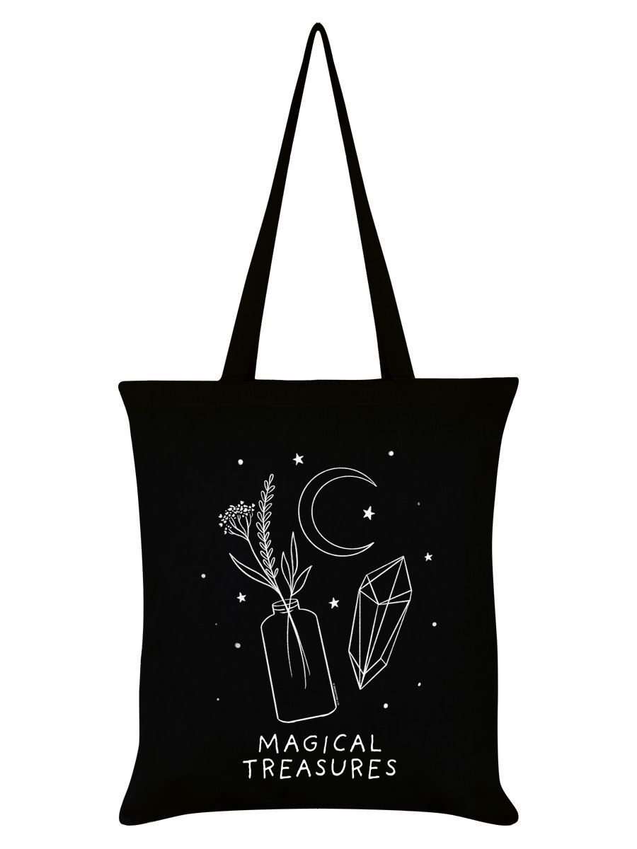 Tote Bag Magical Treasures Black 38x42cm