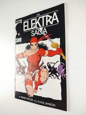 Elektra Hello 12インチシングル The Elektra Saga #2 (1984 Marvel Comics) Frank Miller, Daredevil