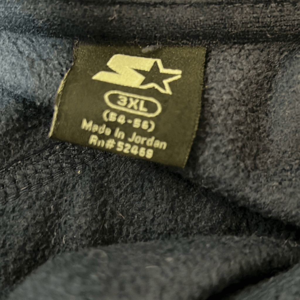 Starter Blue Fleece Pullover Jacket Size 3XL 54-56 - image 7