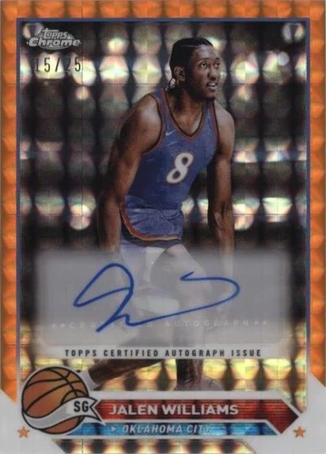 2023-24 Topps Chrome - Jalen Williams #CG-JW