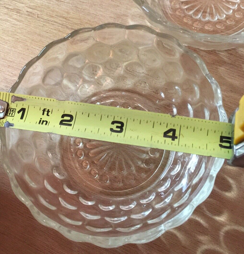 Set Of 4 Clear Small Finger Bowls For Kitchen Or Dining Room. - Picture 10 of 10