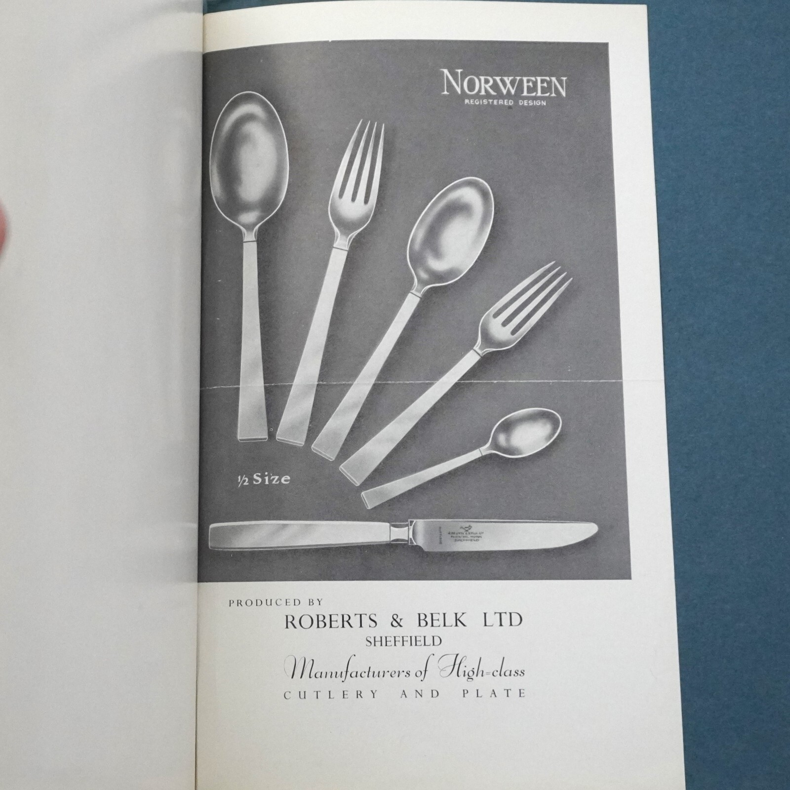 NORWEEN THREAD Design ROBERTS & BELK Silver Service Cutlery Six Soup