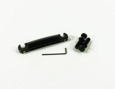 KLUSON made in USA ZINC WRAPAROUND STOP BAR BLACK W/STEEL STUDS KWRAP-B