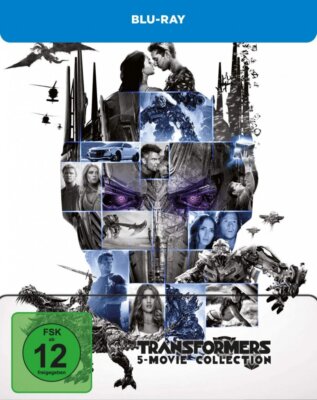 Transformers - 1+2+3+4+5 Collection / Steelbook # 5-BLU-RAY-NEU