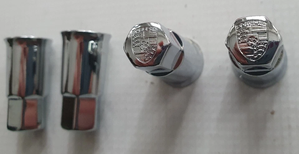 Tapacubos de válvula OEM Porsche 911 964 993 996 997 Boxster Cayman sin RDK Foto 4 de 4