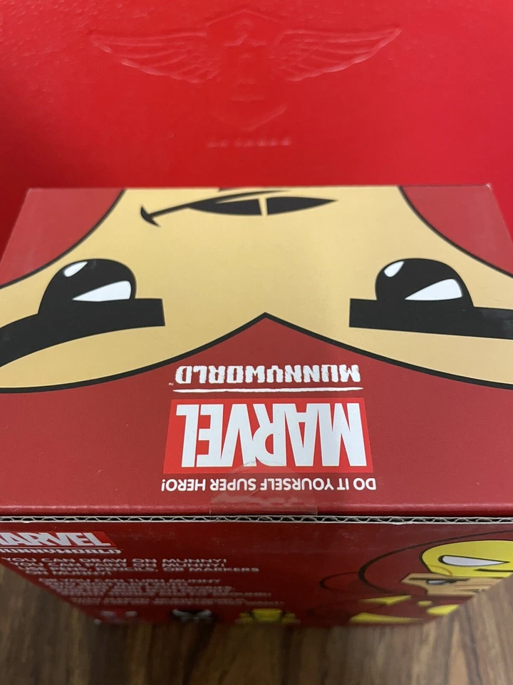 Kidrobot Marvel Mini Munny Ironman 4” Vinyl Figure. DIY Create your own NIB - Image 3 of 4