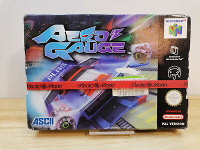 N64 / Nintendo 64 Spiel - Aero Gauge (mit OVP)(PAL)(NEUWARE)