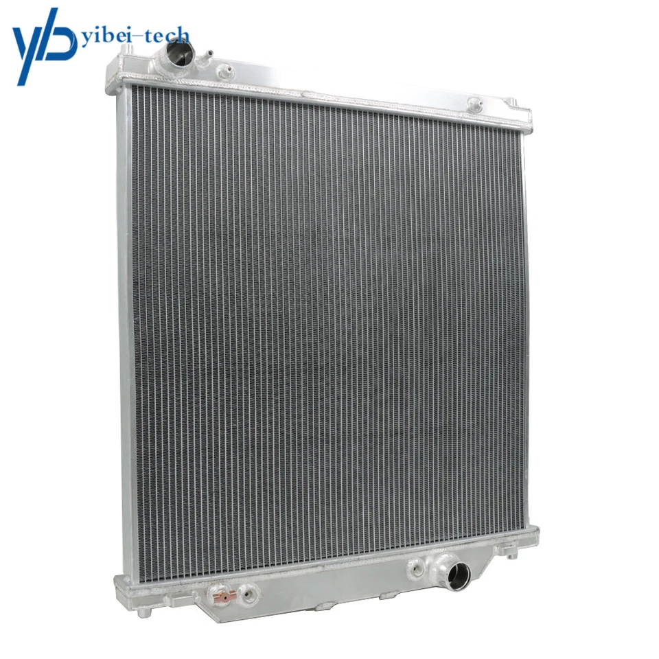 Radiador de aluminio de 3 filas apto para Ford F250 F350 F450 2003-2007 6,0 L Powerstroke Foto 3 de 4