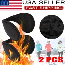 Ear Muffs Fleece Earwarmer Winter Ear warmers Mens Womens Behind the Head Design